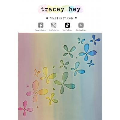 Tracey Hey Stencil - Butterfly Trail